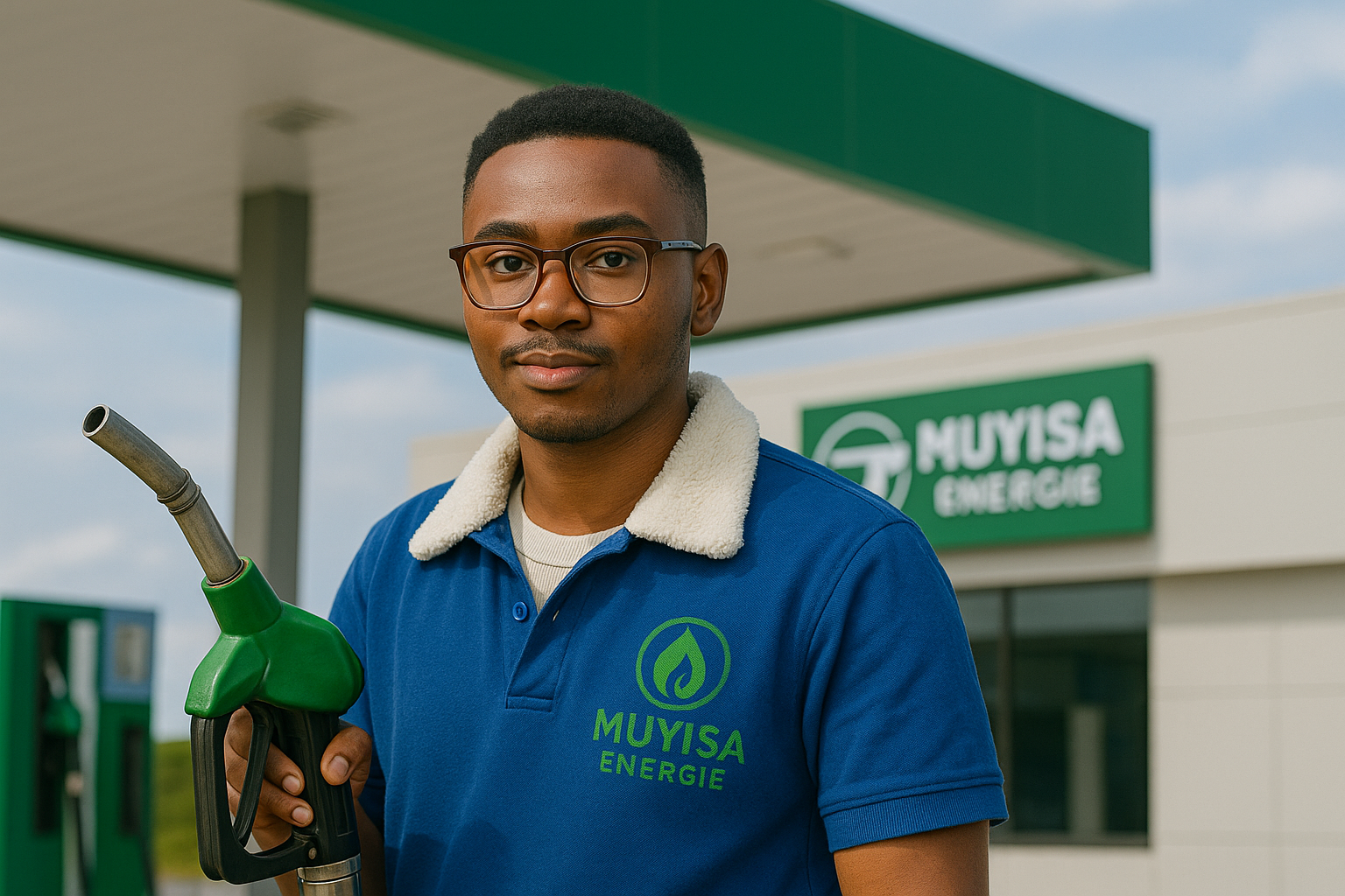 Intérieur de la station service muyisaE